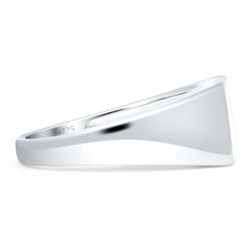 Square Thumb Signet Ring  925 Sterling Silver Wholesale